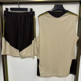 26/27 Flamengo Beige Tank top and shorts suit