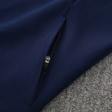 26/27 Spain Royal Blue Hooded Windbreaker Tracksuit