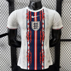 26/27 England Special Edition White Player Version Soccer Jersey带星