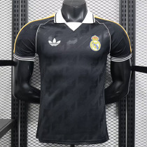 26/27 RMA Black Leisure Retro Player Version Soccer Jersey