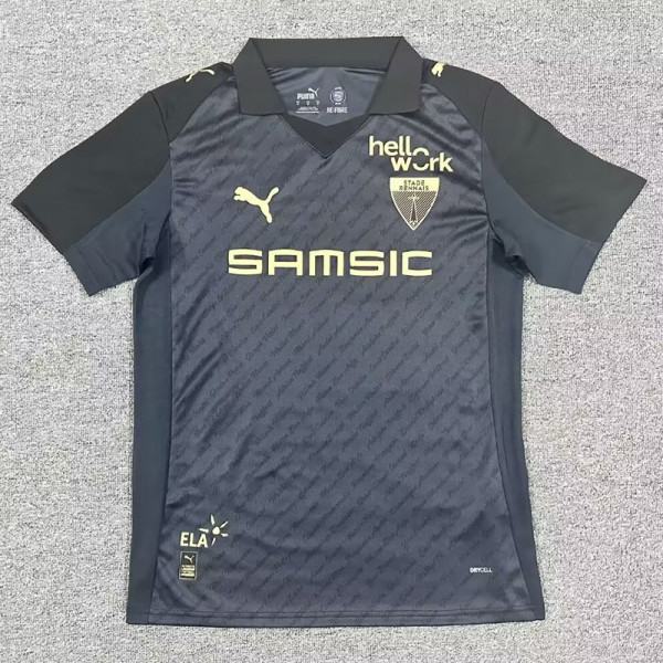 2026 Stade Rennais 125th Anniversary Edition Black Fans Soccer Jersey