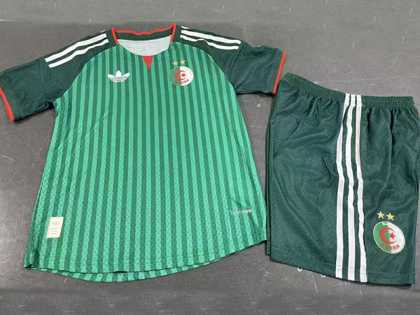 26/27 Algeria Away Player Version Kids Soccer Jersey童装