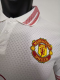 26/27 Man Utd White Player Version Polo Shirts