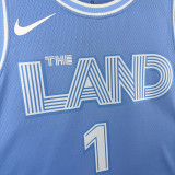 24/25 Cavaliers HARDEN #1Sky Blue City Edition Top Quality Hot Pressing Retro NBA Jersey
