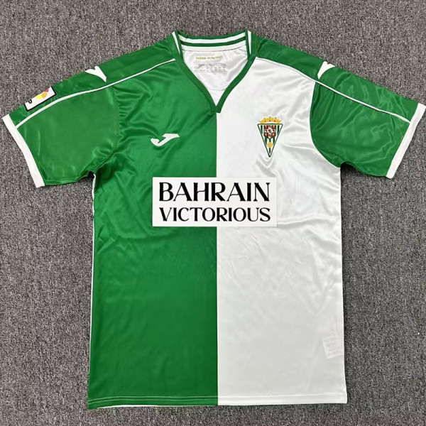 2026 Córdoba Green White Retro Soccer Jersey(带复古章)