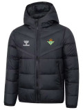 25/26 Real Betis Black Hooded Cotton Coat 连帽棉衣