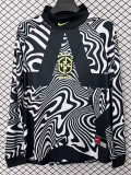 26/27 Brazil Home Hollywood Goalkeeper Long Sleeve Soccer Jersey