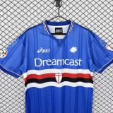 2000/2001 Sampdoria Home Retro Soccer Jersey