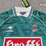 1995/1996 Real Sociedad Away Retro Soccer Jersey