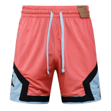 26/27 Flying Man Casual NBA Edition orange-red shorts#A2616