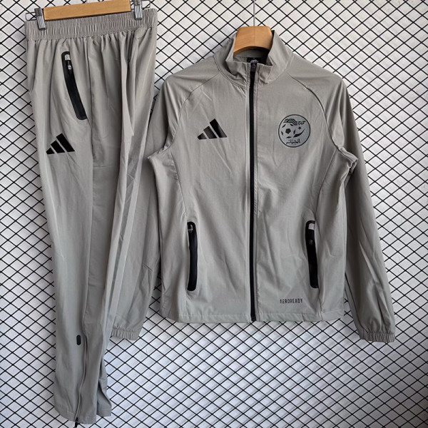 26/27 Algeria khaki Windbreaker Tracksuit#卡其色