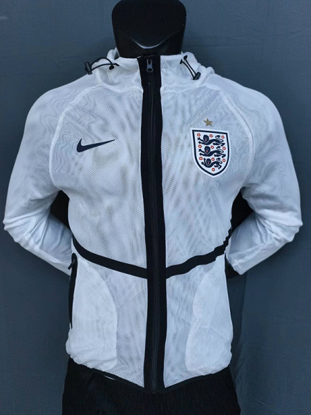 2026 England White Hooded Double Layered Appearance Suit