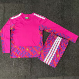 26/27 Mexico Goalkeeper Red Kids Long Sleeve Soccer Jersey