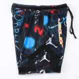 26/27 Flying Man Casual NBA Edition Nightfall black shorts#C2519