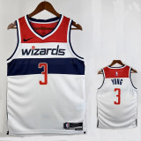 22-23 Wizards YONG # 3 White Top Quality Hot Pressing NBA Jersey