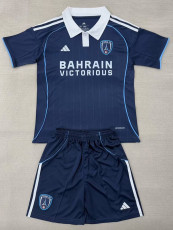 25/26 Paris FC Home Kids Soccer Jersey