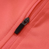 25/26 BAR Fluorescent Orange Kids Half Pull Tracksuit# E25203 (半拉链)