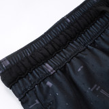 26/27 Flying Man Casual NBA Edition Ｗave Black shorts#C251３