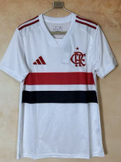 26/27 Flamengo White Fans Soccer Jersey