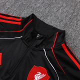 25/26 LIV Black Half Pull Tracksuit #B25141 (半拉链)