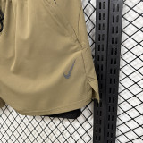 2026 NK khaki Casual Double layer shorts#D1105 双层黑色