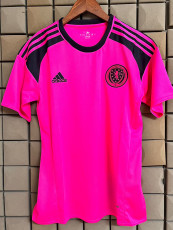 2016 Scotland Pink Retro Soccer Jersey