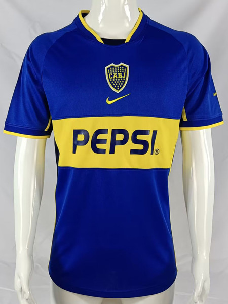 2002/2003 Boca Juniors Home Retro Soccer Jersey