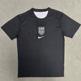 26-27 USA Gatekeeper Black Fans Soccer Jersey