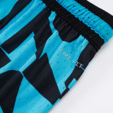 26/27 Flying Man Casual NBA Edition Black Blue shorts#C2518