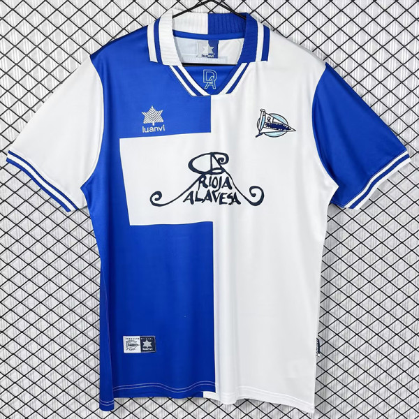 2000/2001 Deportivo Alavés Home Retro Soccer Jersey