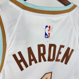 22/23 Cavaliers HARDEN #1White City Edition Top Quality Hot Pressing Retro NBA Jersey