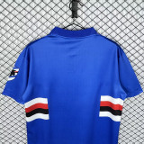 1993/1994 Sampdoria Home Retro Soccer Jersey
