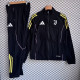 26/27JUV Black Windbreaker Tracksuit