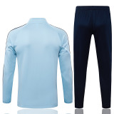 26/27 Man City Sky Blue Half Pull Tracksuit #B25148 (半拉链)