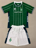 25/26 Werder Bremen Home Kids Soccer Jersey