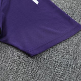 25/26 Man Utd Purple polo shirts pants suit
