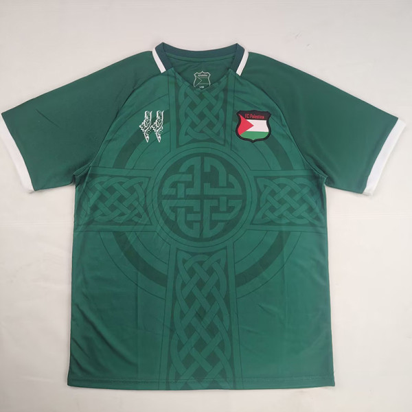 26/27 Palestine Dark Green Retro Soccer Jersey