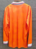 1991/1992 Netherlands Home Long Sleeve Retro Soccer Jersey