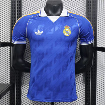 26/27 RMA Blue Leisure Retro Player Version Soccer Jersey