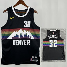 25/26 Nuggets GORDDN #32 Black City Edition Top Quality Hot Pressing NBA Jersey