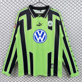 1999/2000 Wolfsburg Away Long Sleeve Retro Soccer Jersey