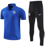 25/26 CHE Blue polo shirts pants suit