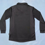 2002/2003 RMA Away Black Long Sleeve Retro Soccer Jersey