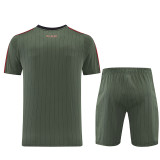 26/27 Bayern Dark Green Training Shorts Suit