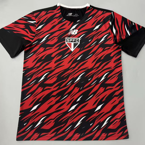 26-27 Sao Paulo Red Black Training shirts