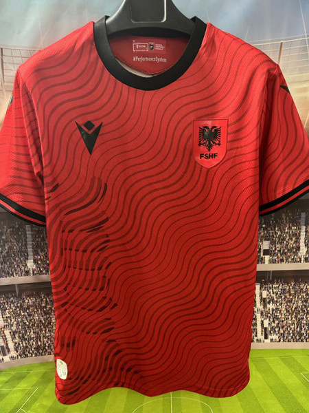 26-27  Albania Home Fans Soccer Jersey