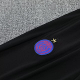 25-26 PSG Black polo shirts pants suit(翻领)