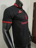 26/27 Man Utd Black Player Version Polo Shirts