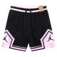 26/27 Flying Man Casual NBA Edition Mesh Black shorts#A2510