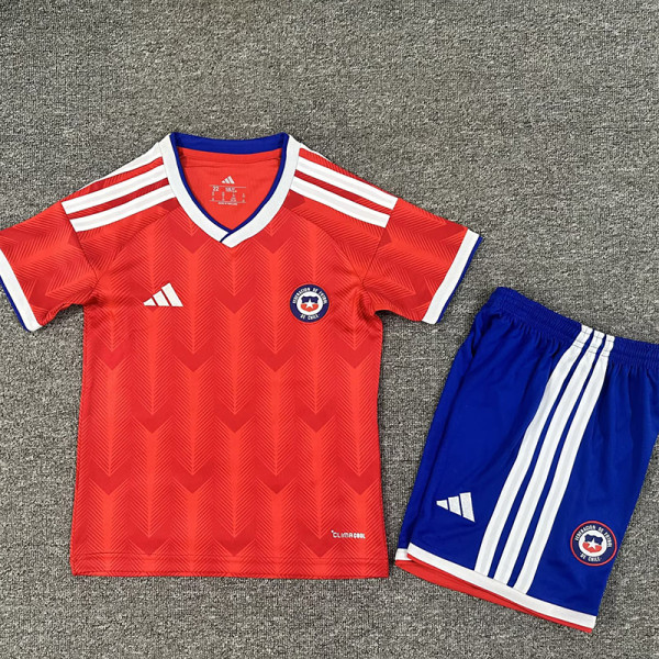 26/27 Chile Home Kids Soccer Jersey